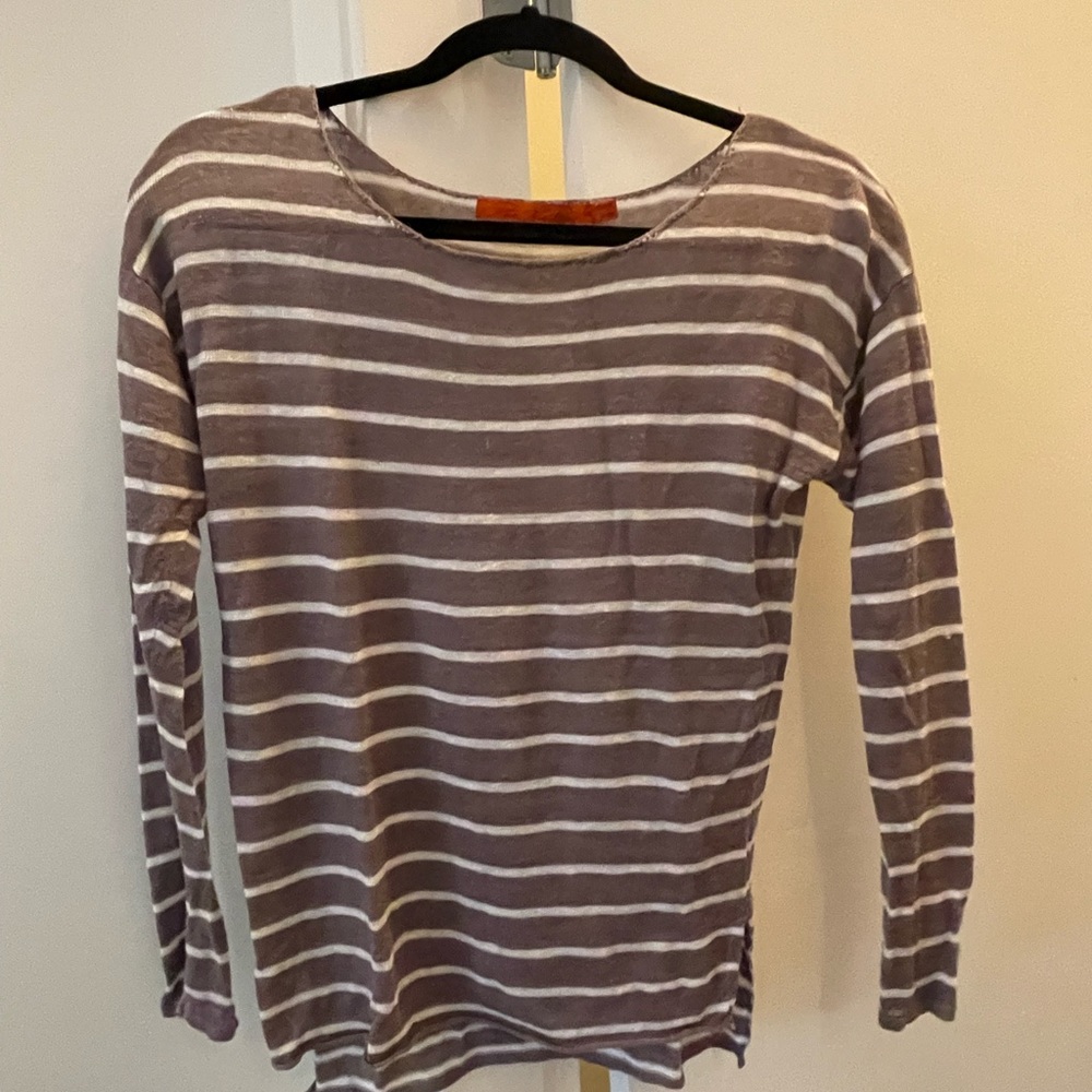 Feel the Piece linen-knit top